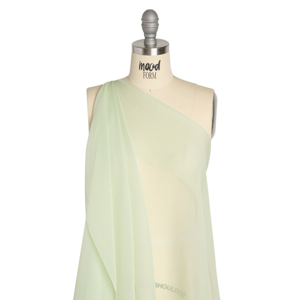 Crinkled Silk Chiffon - Dewkist - Premium Collection Crinkled Silk Chiffon - Dewkist - Premium Collection