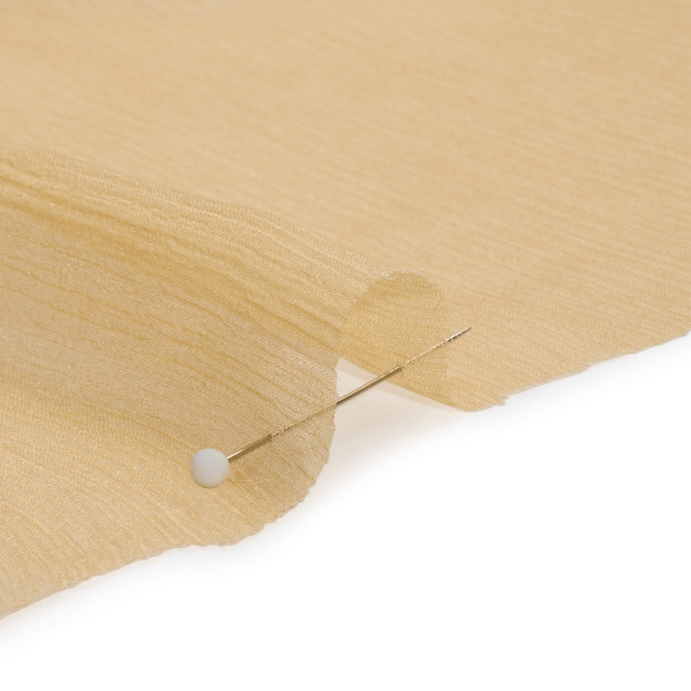 Gasa de seda arrugada - Latte - Colección Premium Gasa de seda arrugada - Latte - Colección Premium