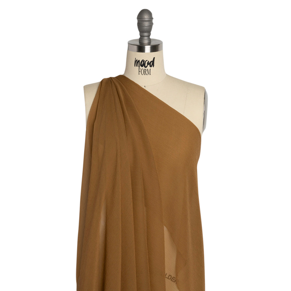 Crinkled Silk Chiffon - Ermine - Premium Collection Crinkled Silk Chiffon - Ermine - Premium Collection