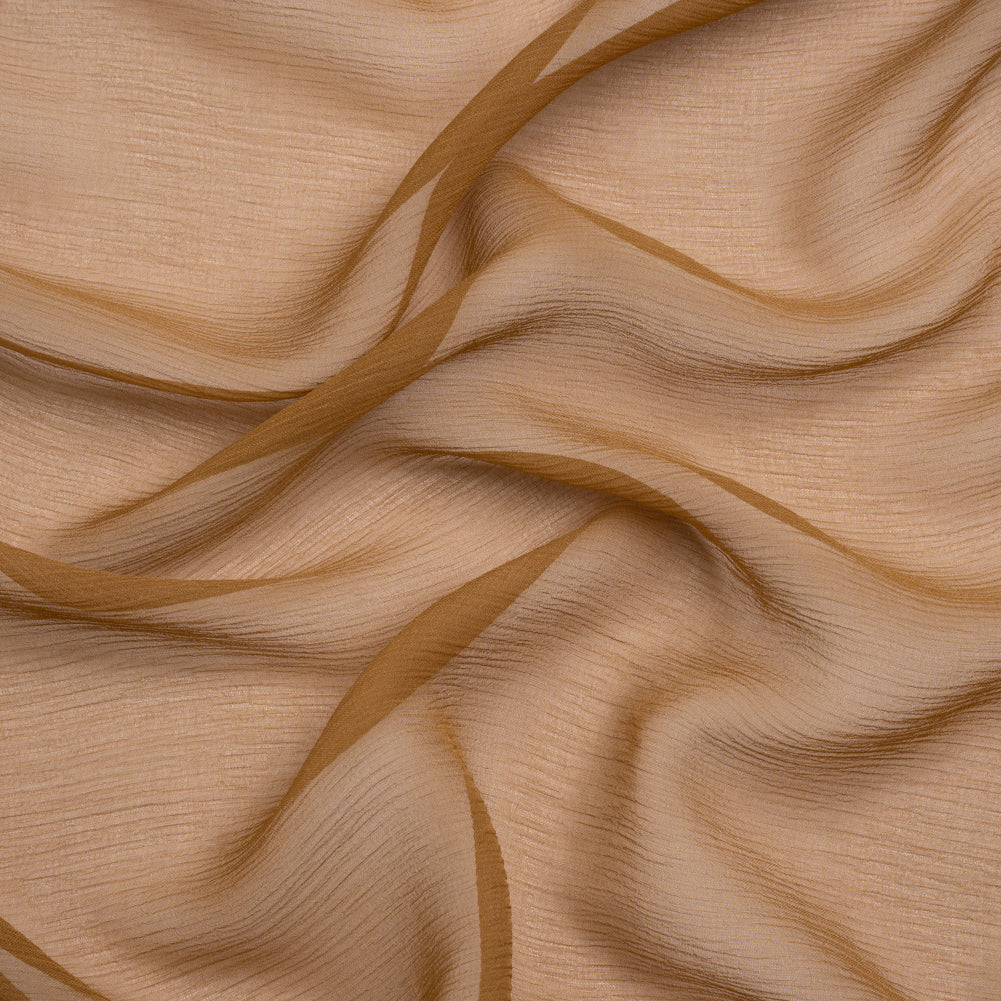 Crinkled Silk Chiffon - Ermine - Premium Collection Crinkled Silk Chiffon - Ermine - Premium Collection