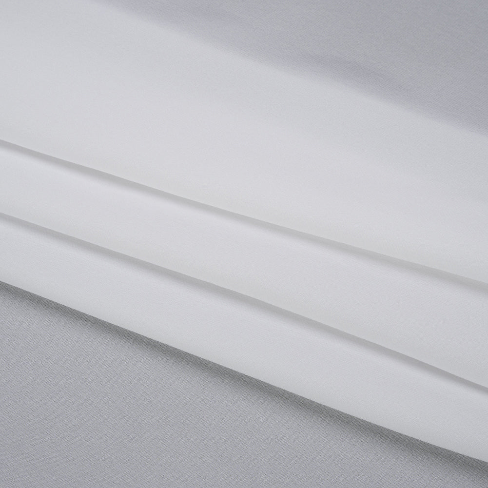 Silk Double Georgette - Bright White - Premium Collection Silk Double Georgette - Bright White - Premium Collection