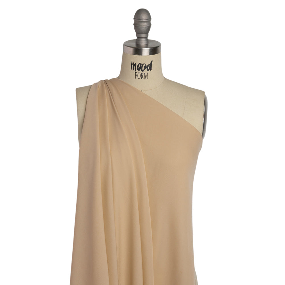 Silk Double Georgette - Winter Wheat - Premium Collection Detail Silk Double Georgette - Winter Wheat - Premium Collection Detail