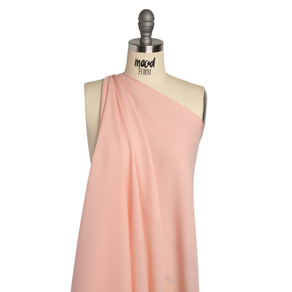 Georgette doble de seda - Rosa velada - Colección Premium Georgette doble de seda - Rosa velada - Colección Premium