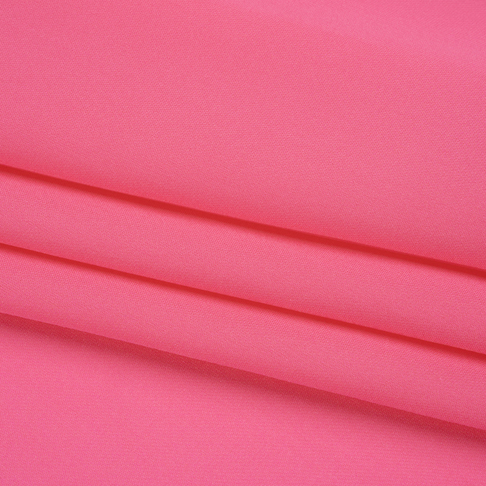 Silk Double Georgette - Carmine Rose - Premium Collection - Folded Silk Double Georgette - Carmine Rose - Premium Collection - Folded