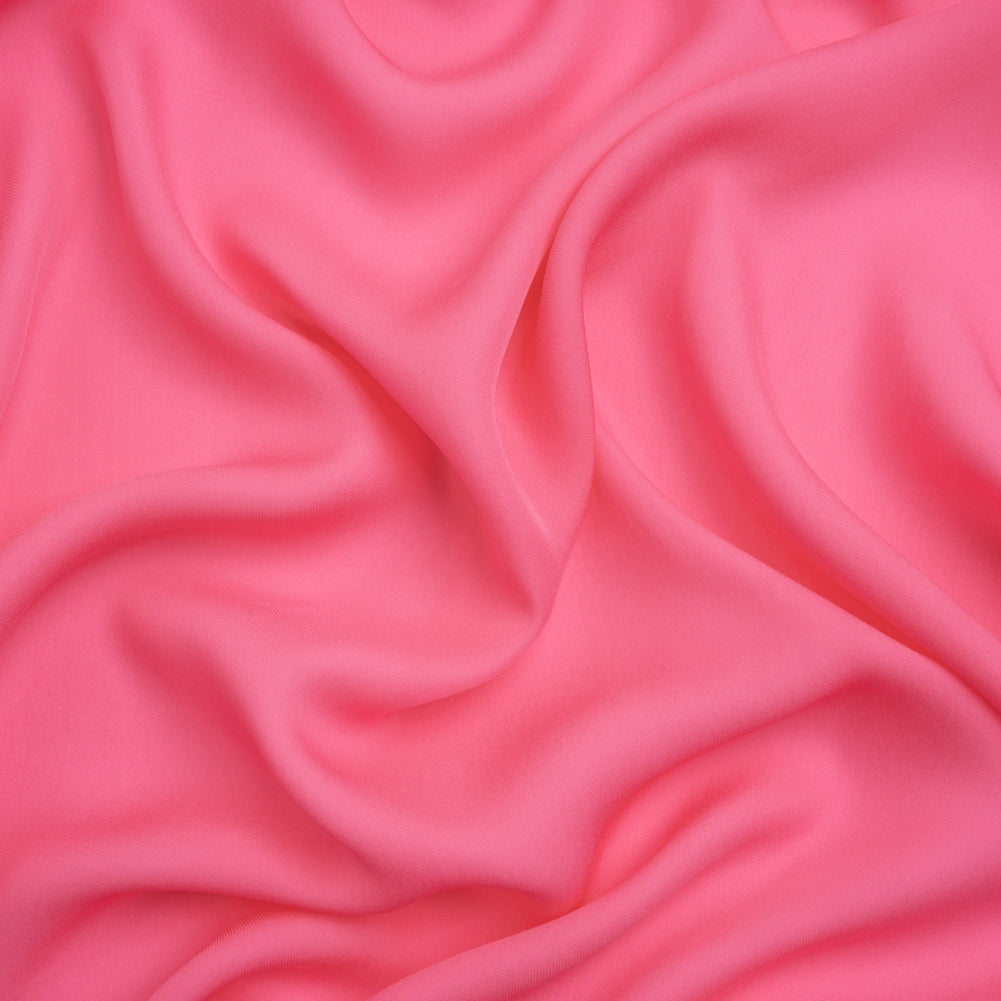 Silk Double Georgette - Carmine Rose - Premium Collection Silk Double Georgette - Carmine Rose - Premium Collection