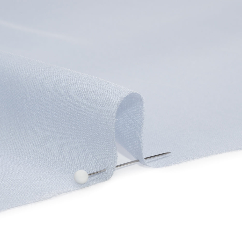 Silk Double Georgette - Icelandic Blue - Premium Collection - Detail Silk Double Georgette - Icelandic Blue - Premium Collection - Detail