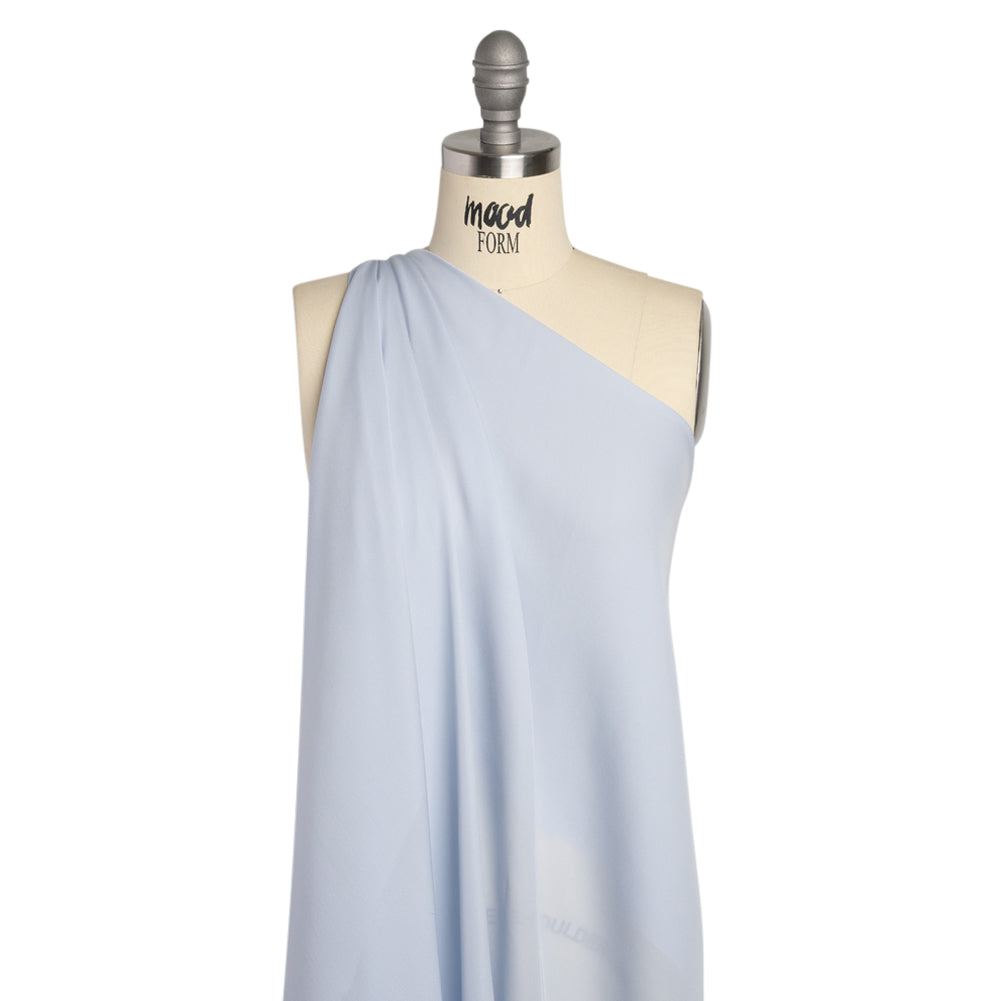 Silk Double Georgette - Icelandic Blue - Premium Collection - Drape Silk Double Georgette - Icelandic Blue - Premium Collection - Drape