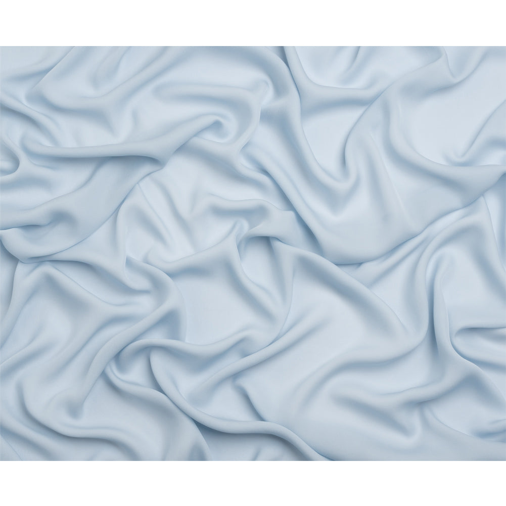 Silk Double Georgette - Baby Blue - Premium Collection