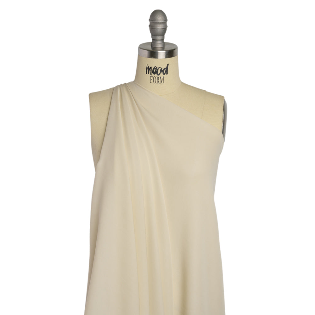 Silk Double Georgette - Ivory - Premium Collection Silk Double Georgette - Ivory - Premium Collection