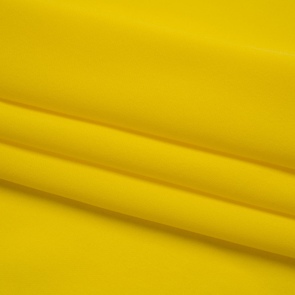 Silk Double Georgette - Buttercup Yellow - Premium Collection Silk Double Georgette - Buttercup Yellow - Premium Collection