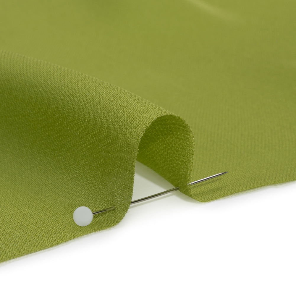 Silk Double Georgette - Peridot Green - Premium Collection Silk Double Georgette - Peridot Green - Premium Collection