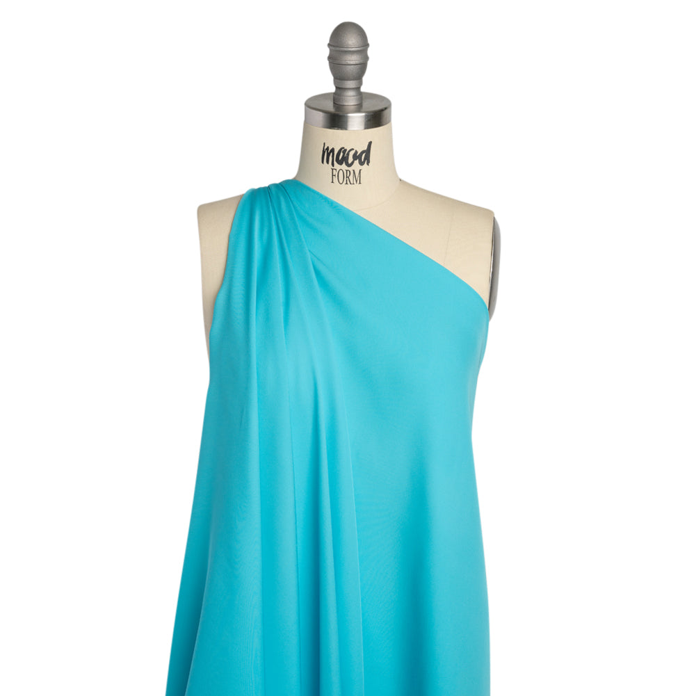 Silk Double Georgette - Angel Blue - Premium Collection - Drape Silk Double Georgette - Angel Blue - Premium Collection - Drape