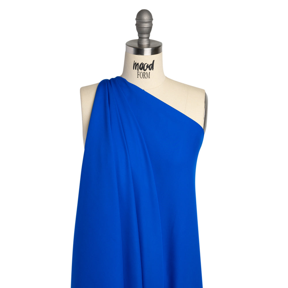 Silk Double Georgette - Princess Blue - Premium Collection Detail Silk Double Georgette - Princess Blue - Premium Collection Detail