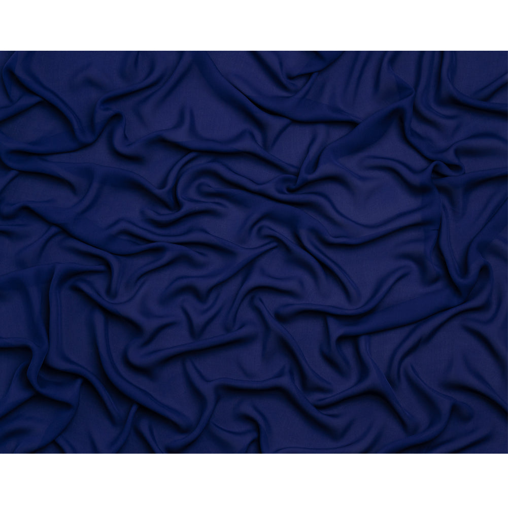 Silk Double Georgette - Estate Blue - Premium Collection Silk Double Georgette - Estate Blue - Premium Collection