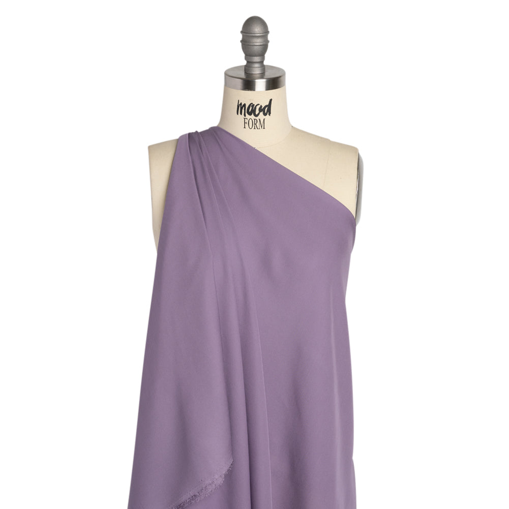 Silk Double Georgette - Dusk Mauve - Premium Collection Silk Double Georgette - Dusk Mauve - Premium Collection