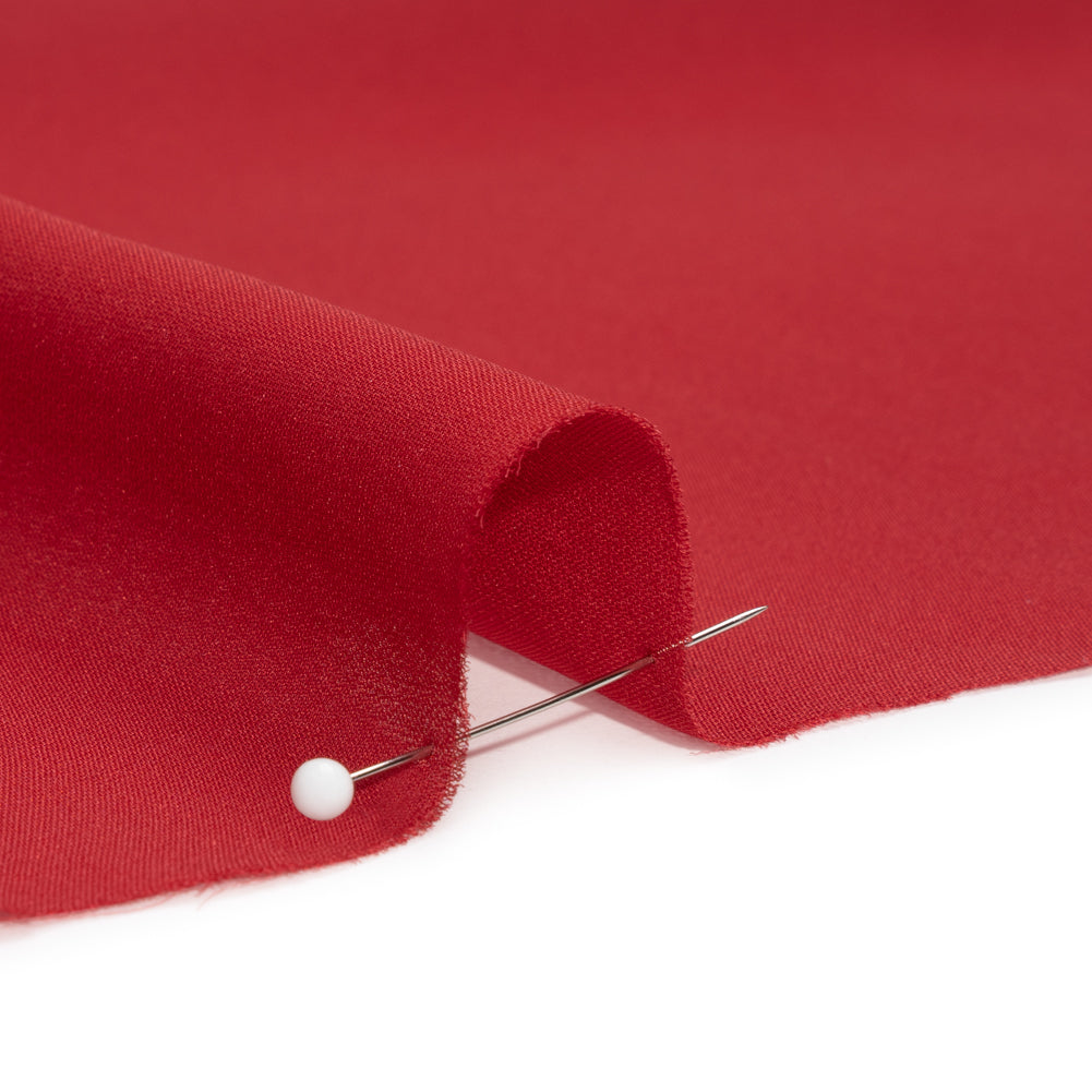 Silk Double Georgette - Brick - Premium Collection - Detail Silk Double Georgette - Brick - Premium Collection - Detail