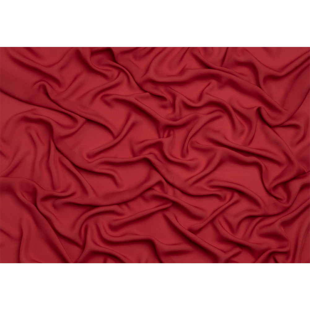 Silk Double Georgette - Brick - Premium Collection - Full Silk Double Georgette - Brick - Premium Collection - Full