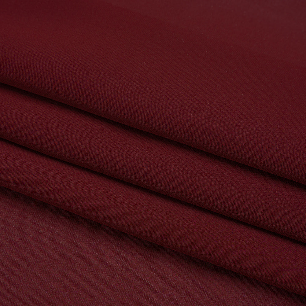 Silk Double Georgette - Maroon - Premium Collection Silk Double Georgette - Maroon - Premium Collection