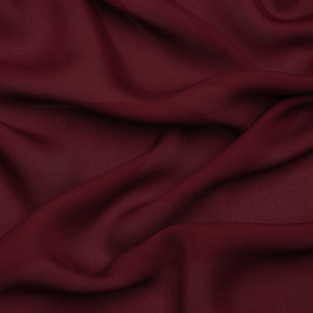 Silk Double Georgette - Maroon - Premium Collection Silk Double Georgette - Maroon - Premium Collection
