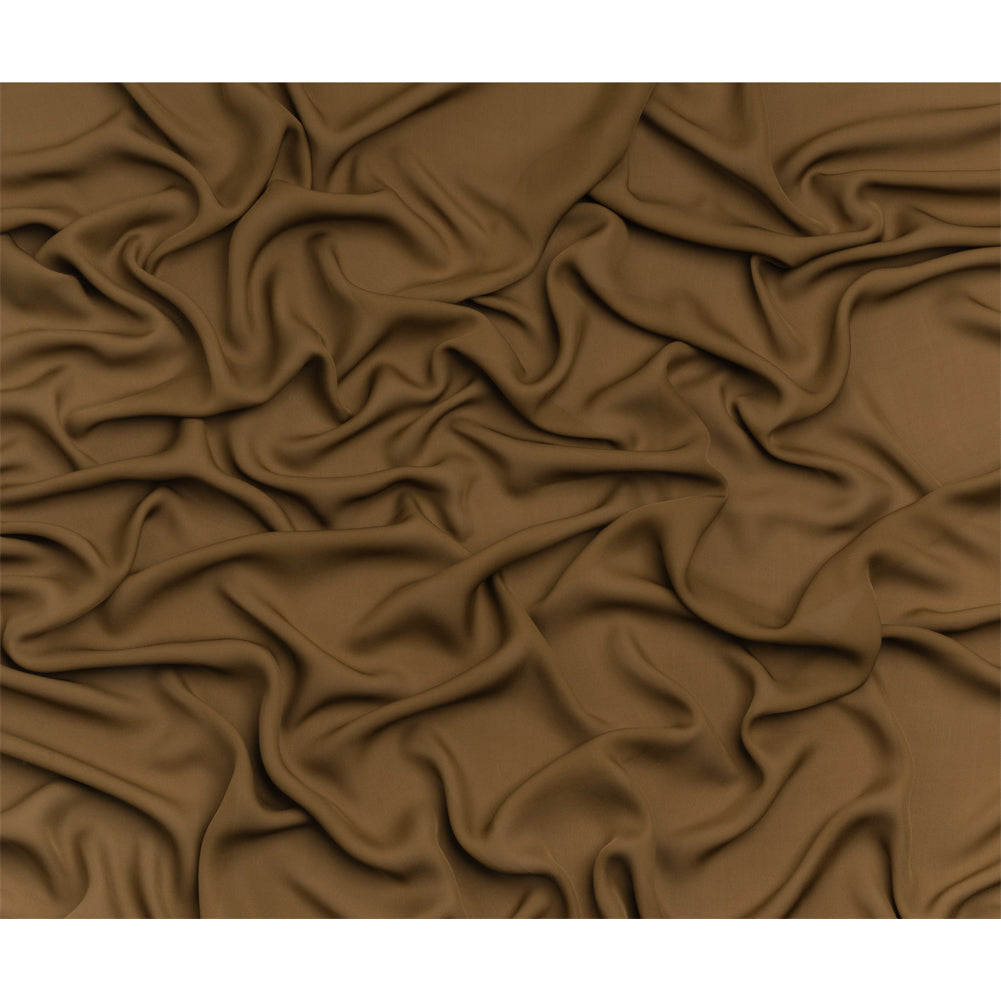 Silk Double Georgette - Dark Olive - Premium Collection - Full Silk Double Georgette - Dark Olive - Premium Collection - Full