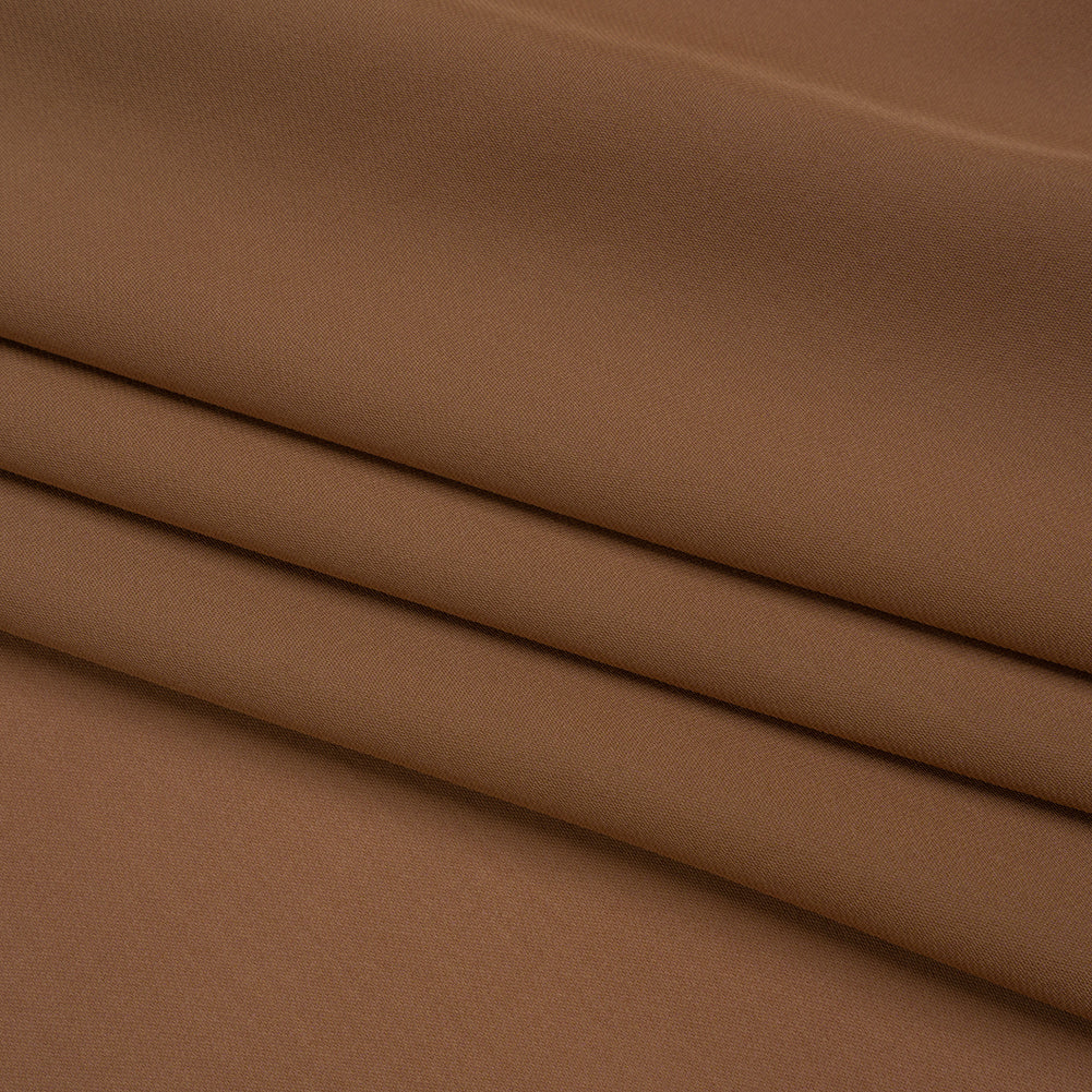 Silk Double Georgette - Light Brown - Premium Collection - Folded Silk Double Georgette - Light Brown - Premium Collection - Folded