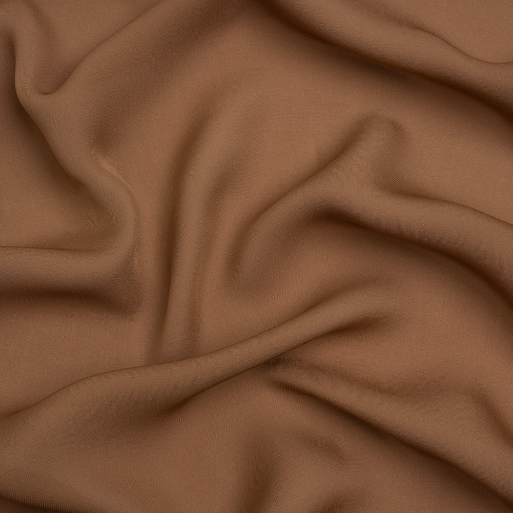 Silk Double Georgette - Light Brown - Premium Collection Silk Double Georgette - Light Brown - Premium Collection