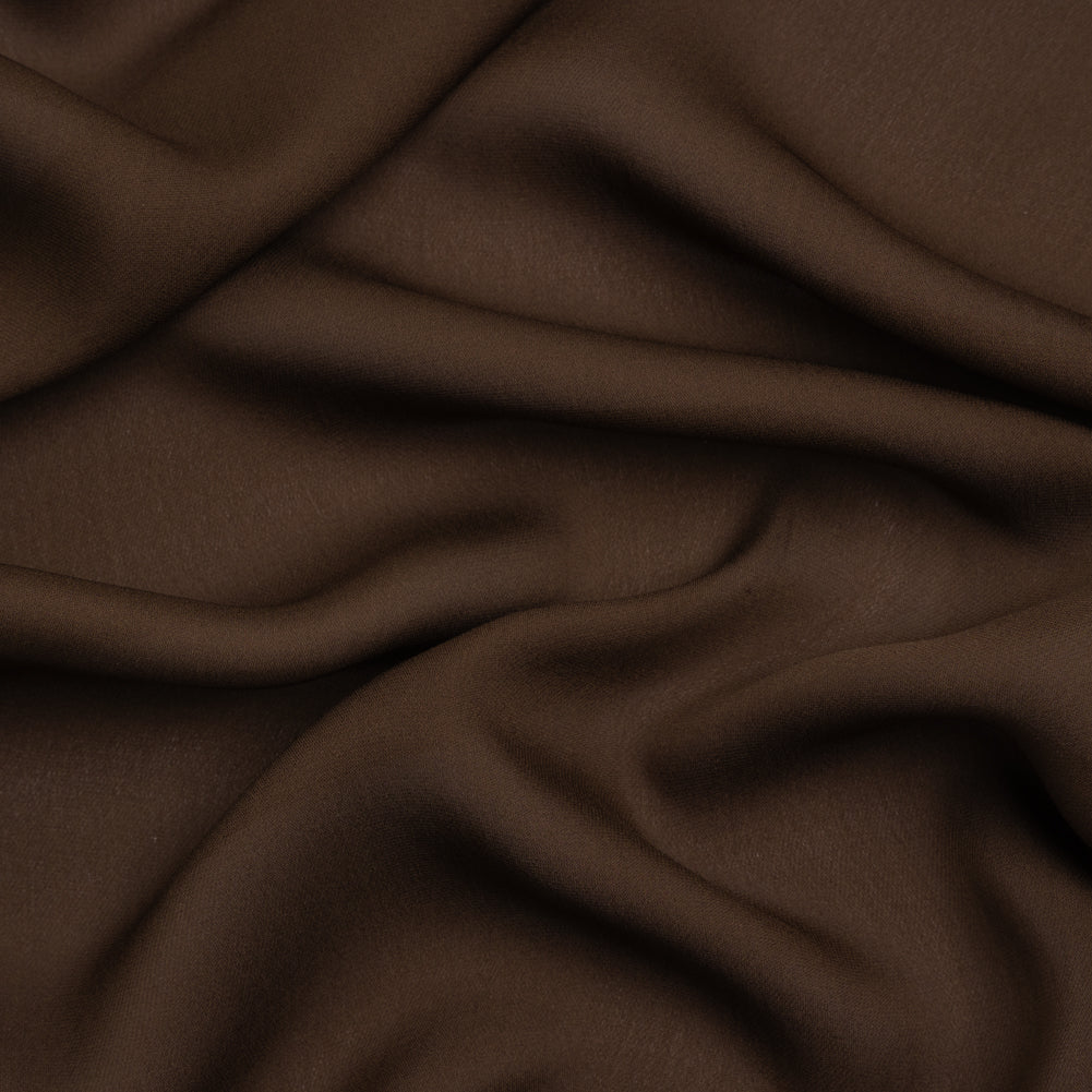 Silk Double Georgette - Chocolate - Premium Collection Silk Double Georgette - Chocolate - Premium Collection