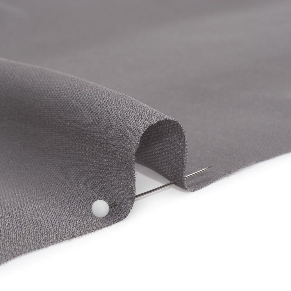 Silk Double Georgette - Dark Silver - Premium Collection Silk Double Georgette - Dark Silver - Premium Collection