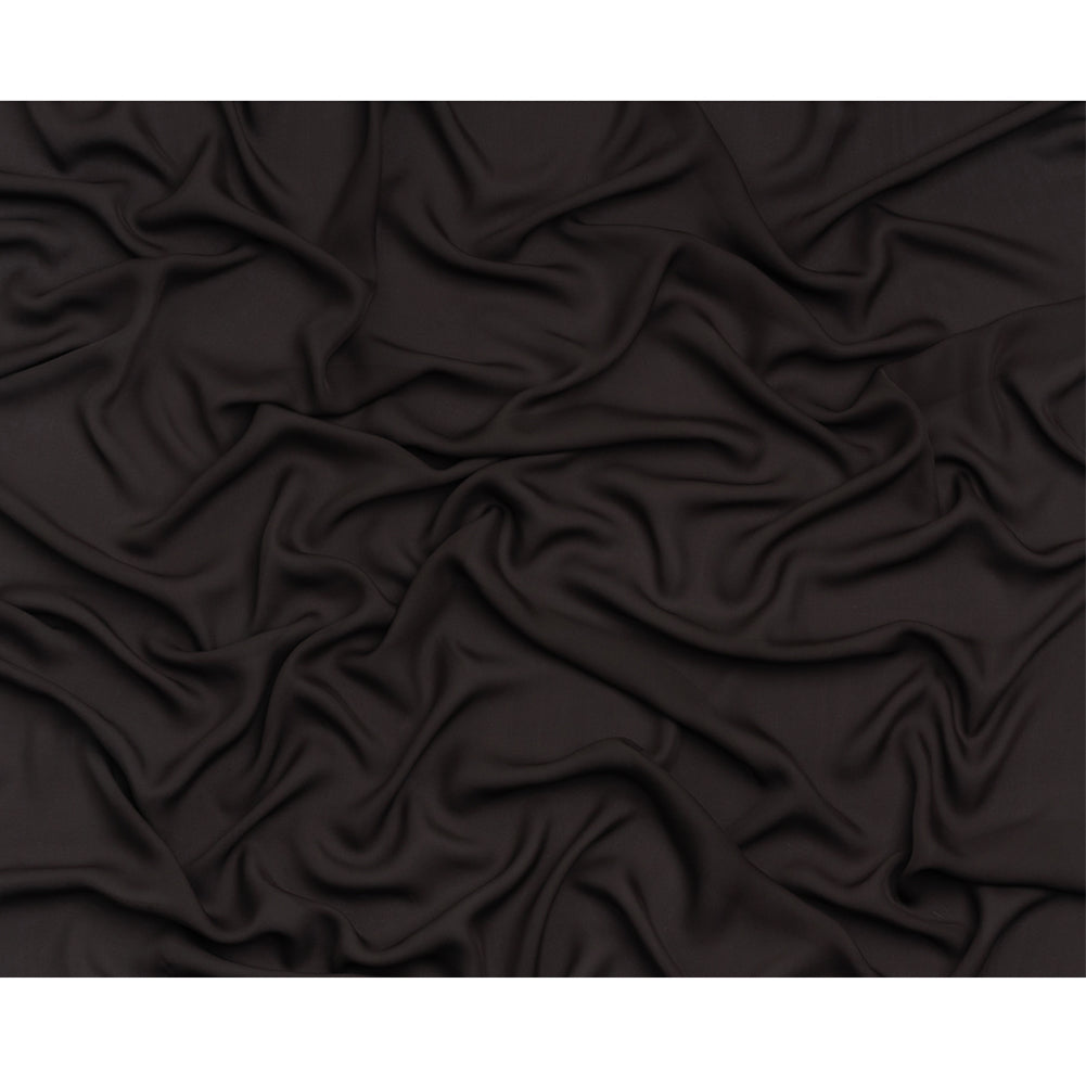 Silk Double Georgette - Deep Charcoal - Premium Collection