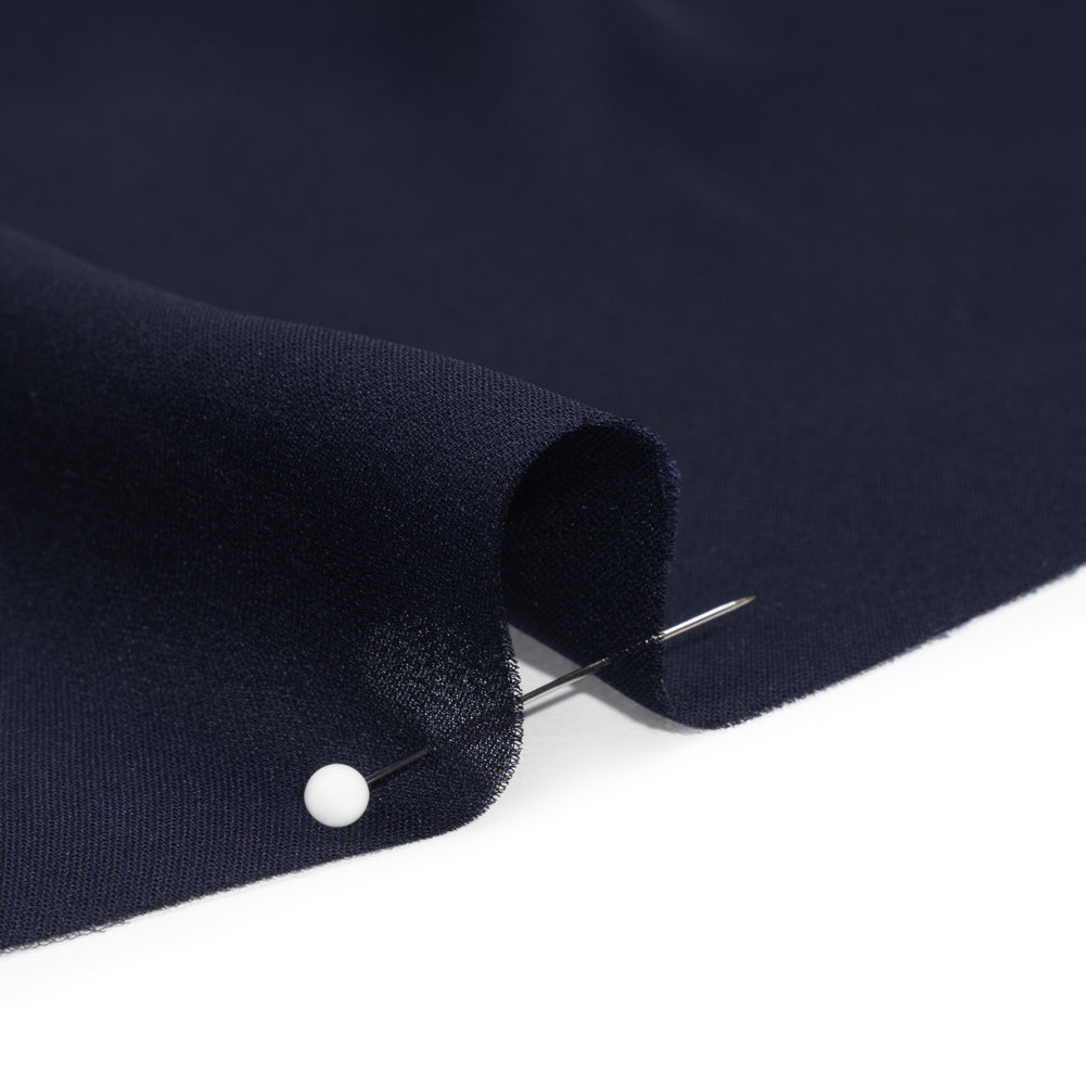 Silk Double Georgette - Navy - Premium Collection
