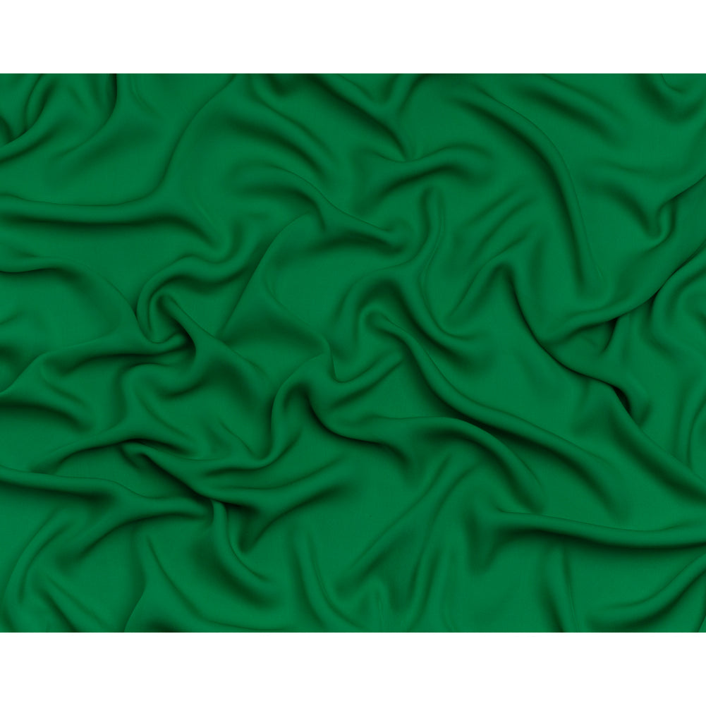 Silk Double Georgette - Kelly Green - Premium Collection Drape Silk Double Georgette - Kelly Green - Premium Collection Drape