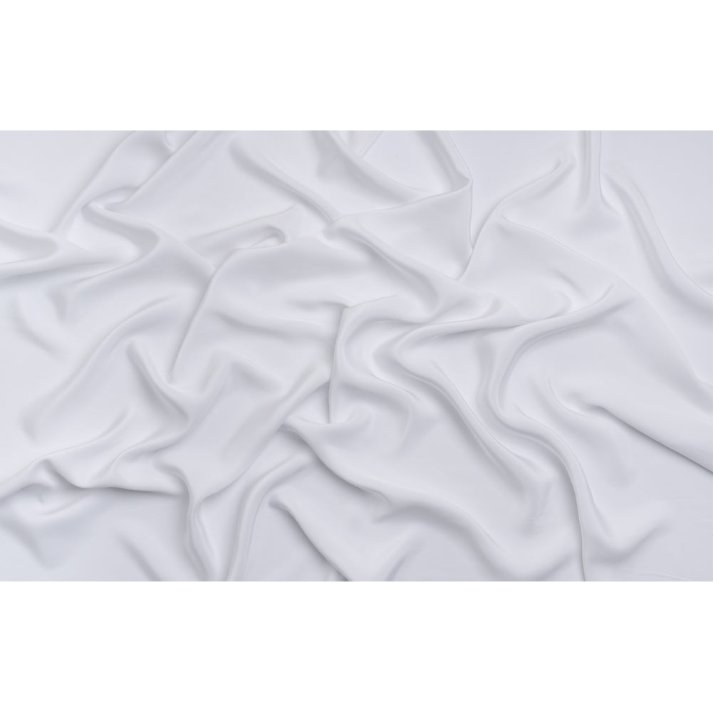 Silk 4-Ply Crepe 44" - Bright White - Premium Collection Silk 4-Ply Crepe 44" - Bright White - Premium Collection