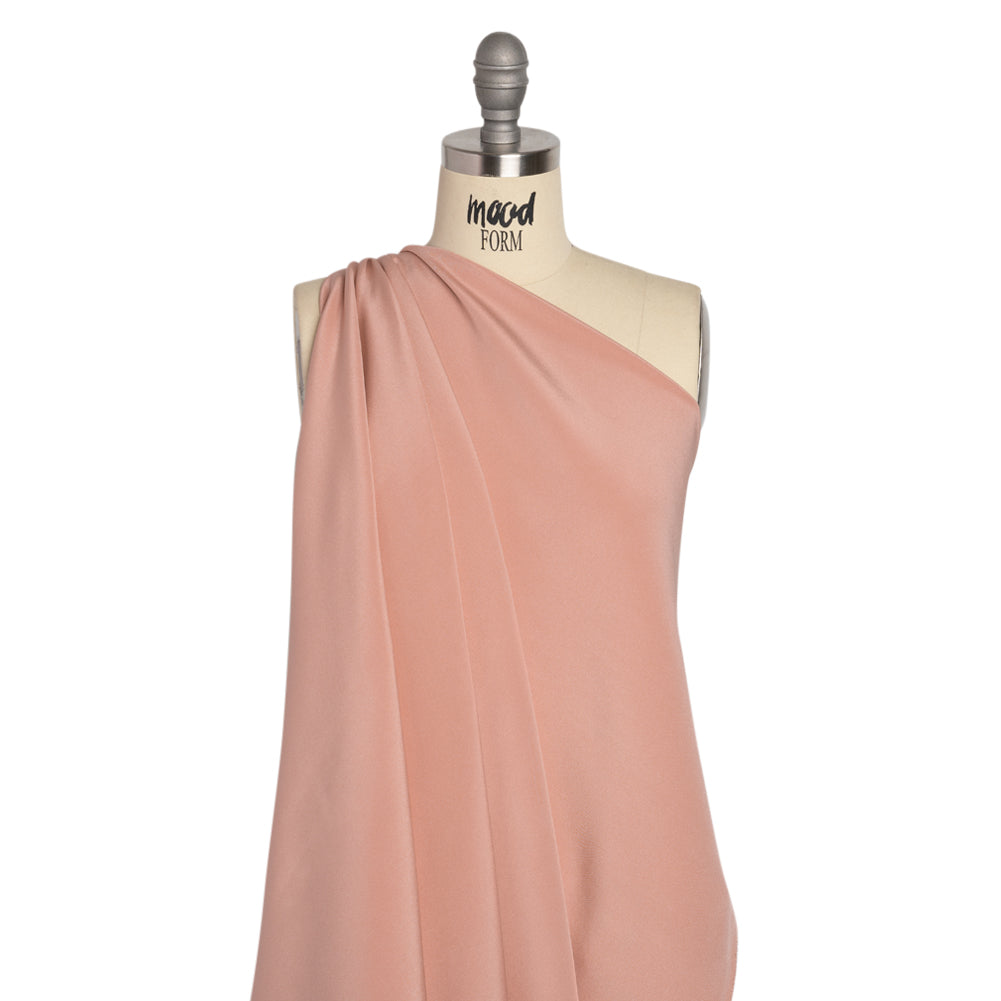 Silk 4-Ply Crepe 44" - Blush - Premium Collection