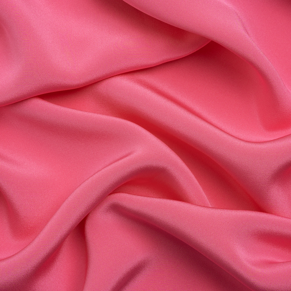 Silk 4-Ply Crepe 44" - Carmine Rose - Premium Collection Silk 4-Ply Crepe 44" - Carmine Rose - Premium Collection