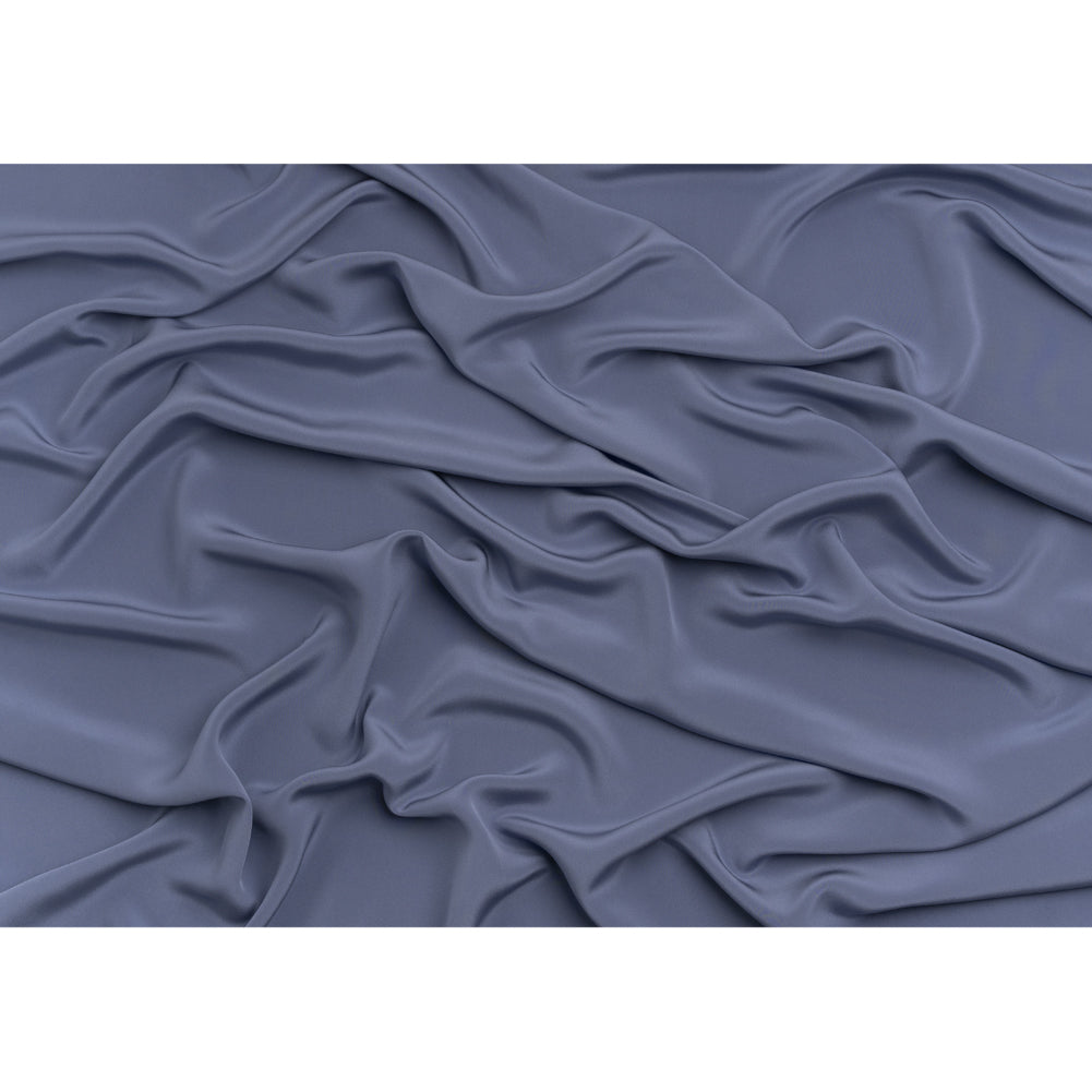 Silk 4-Ply Crepe 44" - Infinity Blue - Premium Collection Silk 4-Ply Crepe 44" - Infinity Blue - Premium Collection