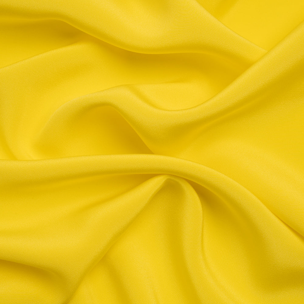 Silk 4-Ply Crepe 44" - Buttercup Yellow - Premium Collection Silk 4-Ply Crepe 44" - Buttercup Yellow - Premium Collection