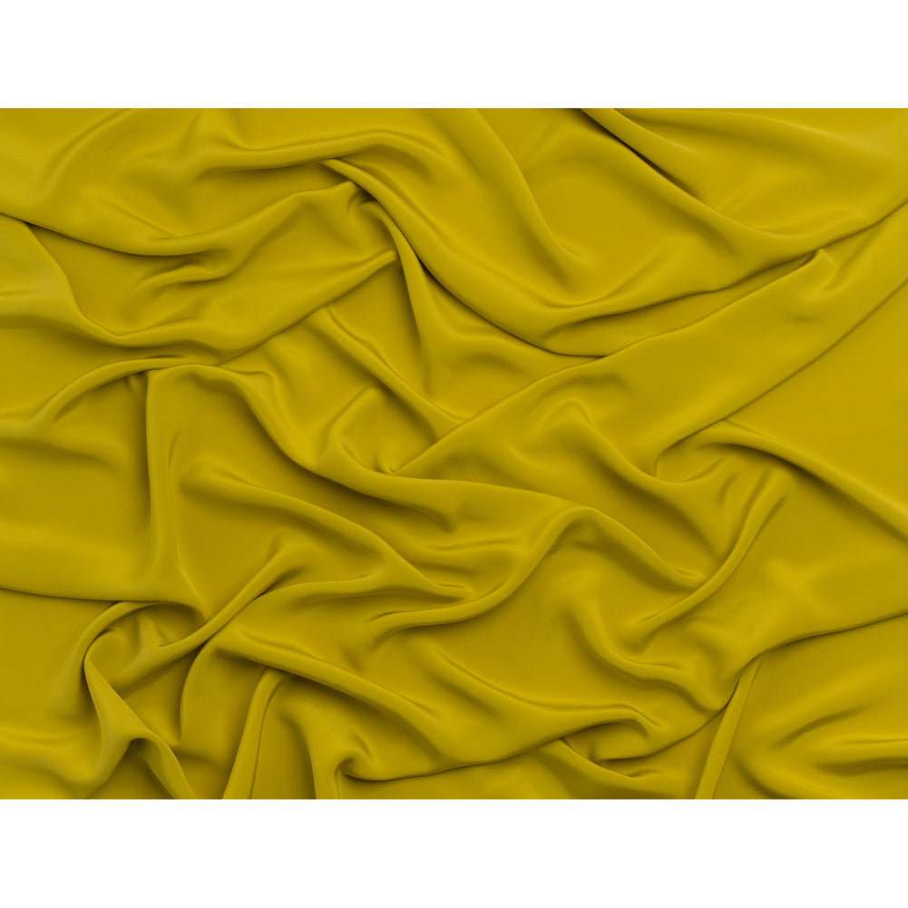 Silk 4-Ply Crepe 44" - Warm Olive - Premium Collection - Full Silk 4-Ply Crepe 44" - Warm Olive - Premium Collection - Full