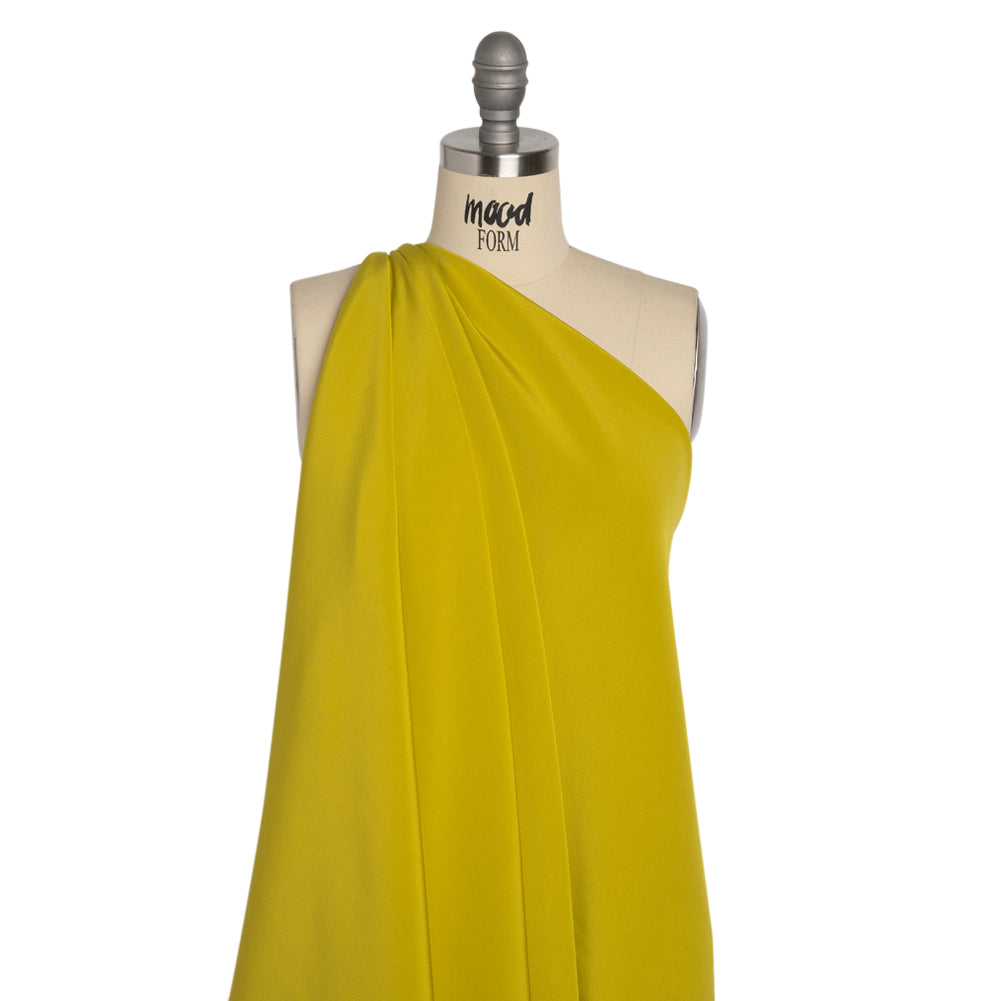 Silk 4-Ply Crepe 44" - Warm Olive - Premium Collection Drape Silk 4-Ply Crepe 44" - Warm Olive - Premium Collection Drape