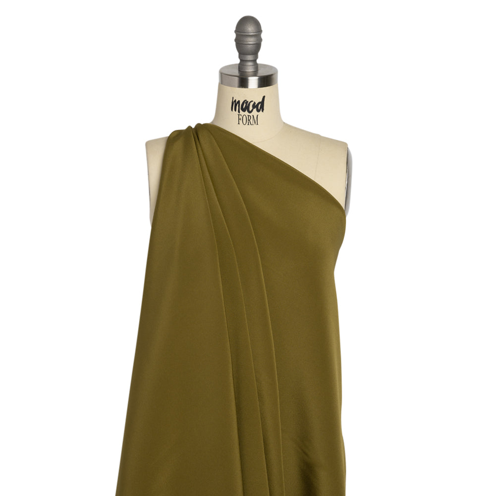 Silk 4-Ply Crepe 44" - Fir Green - Premium Collection Drape Silk 4-Ply Crepe 44" - Fir Green - Premium Collection Drape