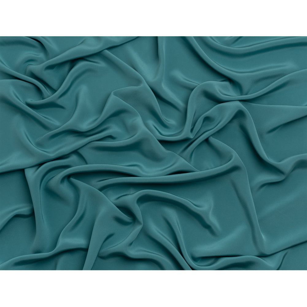 Silk 4-Ply Crepe 44" - Colonial Blue - Premium Collection Silk 4-Ply Crepe 44" - Colonial Blue - Premium Collection