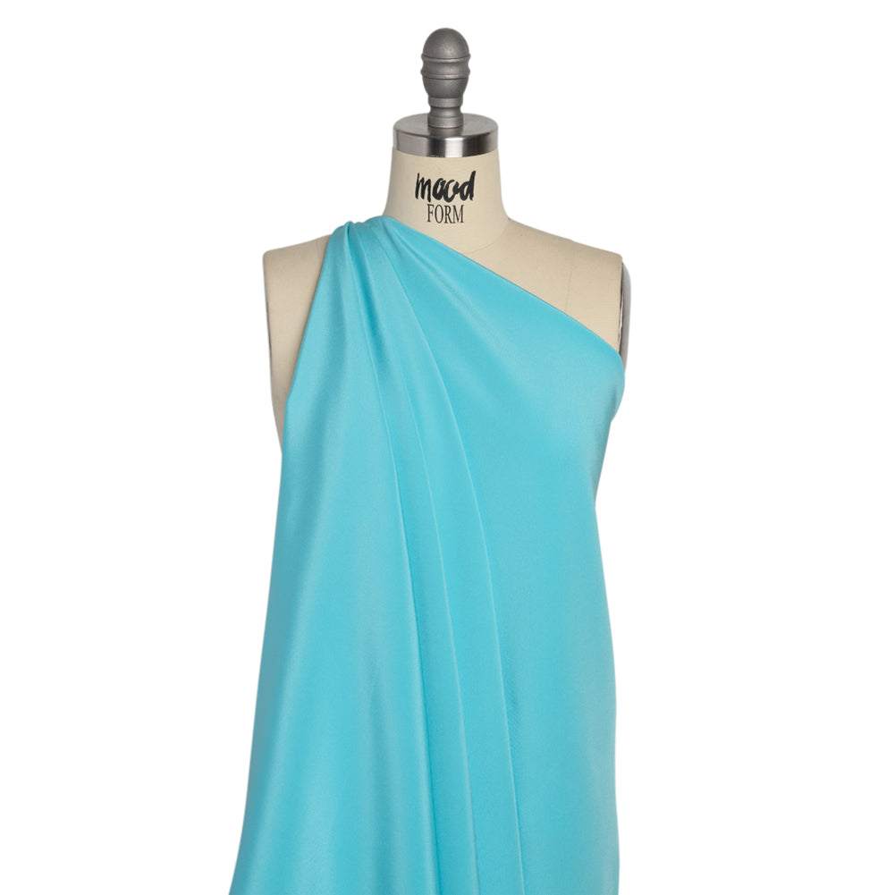 Silk 4-Ply Crepe 44" - Angel Blue - Premium Collection Drape Silk 4-Ply Crepe 44" - Angel Blue - Premium Collection Drape