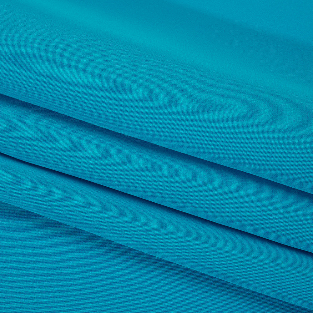 Silk 4-Ply Crepe 44" - Horizon Blue - Premium Collection - Folded Silk 4-Ply Crepe 44" - Horizon Blue - Premium Collection - Folded