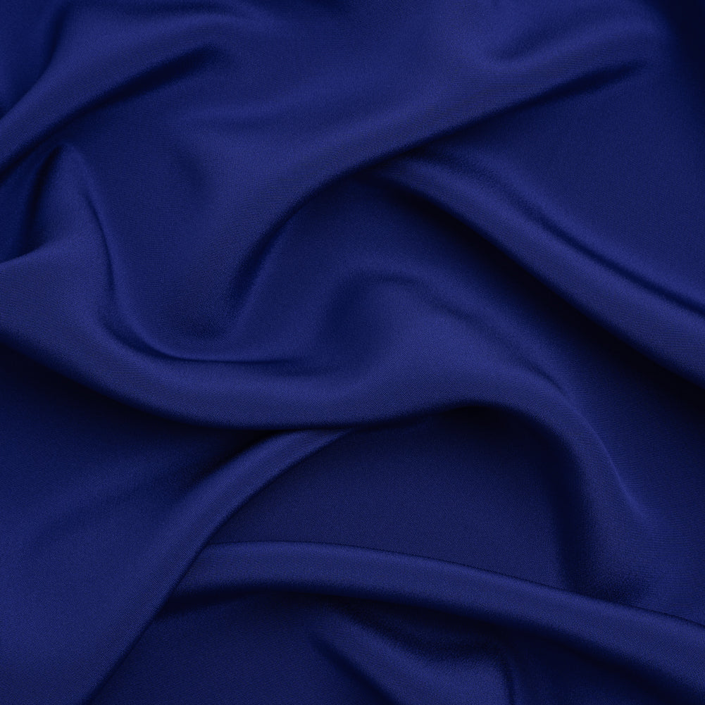 Silk 4-Ply Crepe 44" - Mazarine Blue - Premium Collection Silk 4-Ply Crepe 44" - Mazarine Blue - Premium Collection