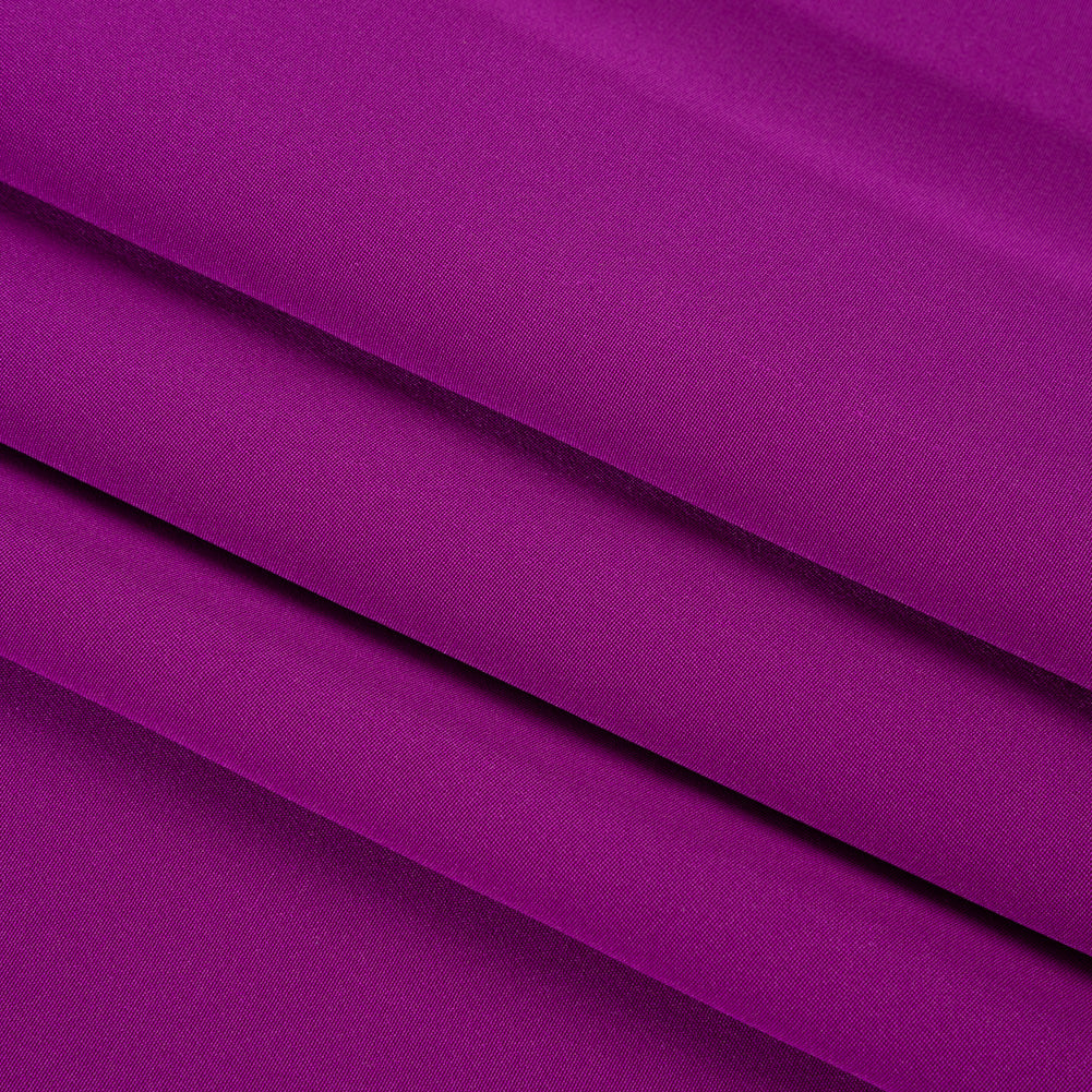 Silk 4-Ply Crepe 44" - Sparkling Purple - Premium Collection Folded Silk 4-Ply Crepe 44" - Sparkling Purple - Premium Collection Folded