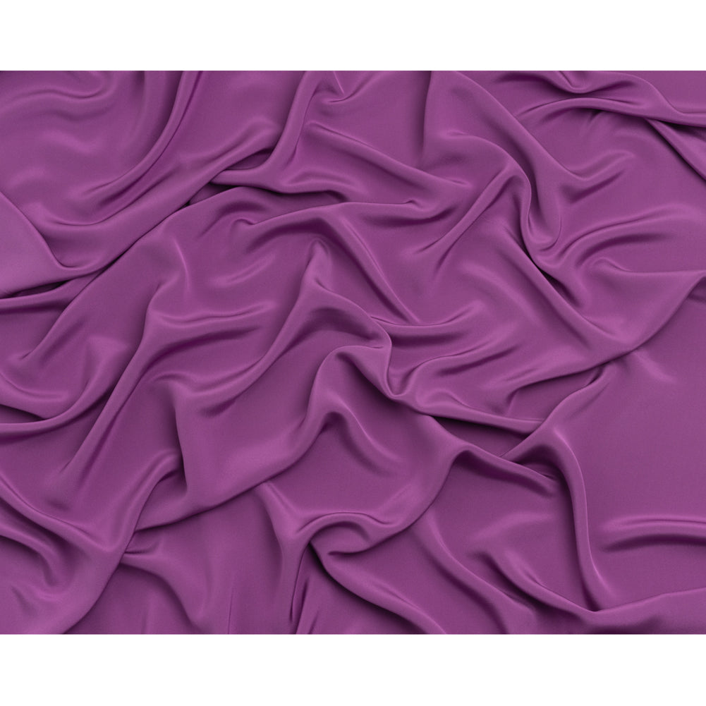 Silk 4-Ply Crepe 44" - Bright Purple - Premium Collection - Full Silk 4-Ply Crepe 44" - Bright Purple - Premium Collection - Full