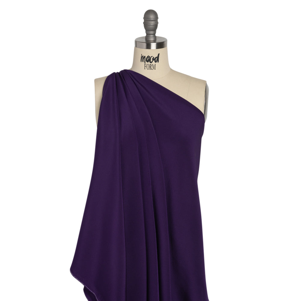 Silk 4-Ply Crepe 44" - Grape - Premium Collection Drape Silk 4-Ply Crepe 44" - Grape - Premium Collection Drape