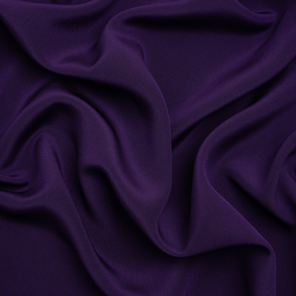 Silk 4-Ply Crepe 44" - Grape - Premium Collection Silk 4-Ply Crepe 44" - Grape - Premium Collection