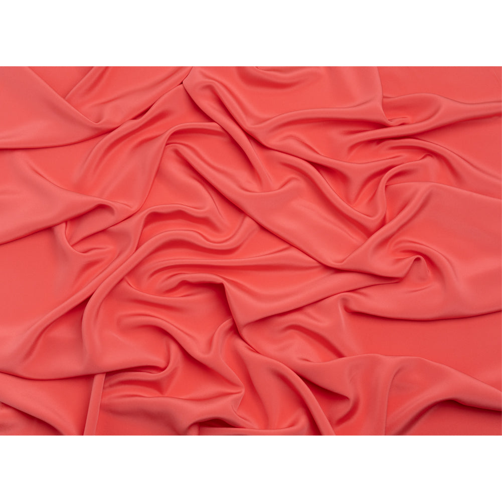 Silk 4-Ply Crepe 44" - Salmon - Premium Collection - Full Silk 4-Ply Crepe 44" - Salmon - Premium Collection - Full