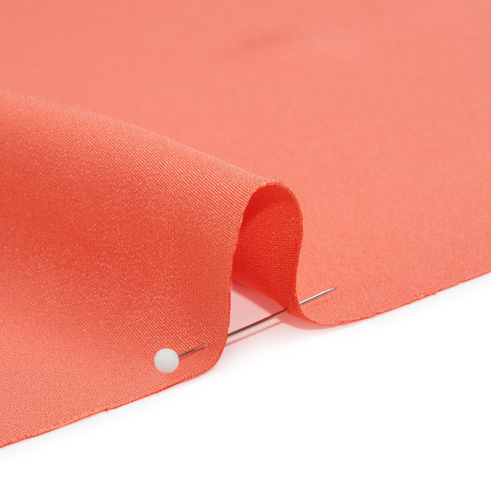 Silk 4-Ply Crepe 44" - Coral - Premium Collection Silk 4-Ply Crepe 44" - Coral - Premium Collection