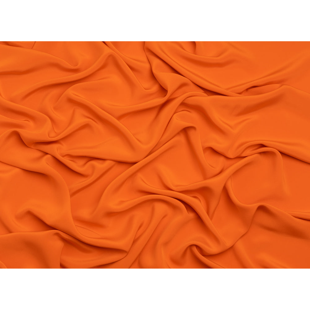 Silk 4-Ply Crepe 44" - Burnt Orange - Premium Collection Silk 4-Ply Crepe 44" - Burnt Orange - Premium Collection